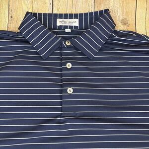 Peter Millar Summer Comfort Polo Golf Shirt XL Four Bridges Country Club